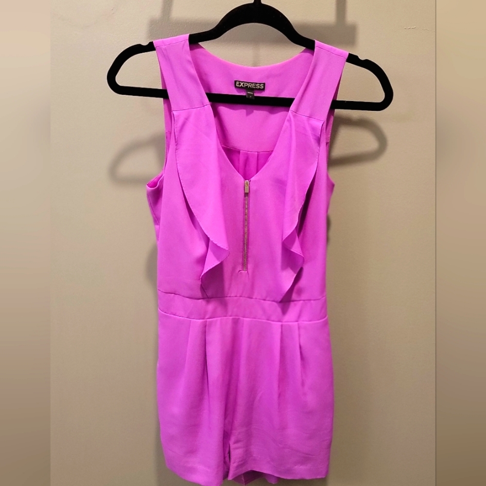 Express Pinkish-Purple Romper Size 2